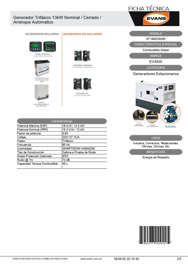 14.5kW - EVK - Imagen 3
