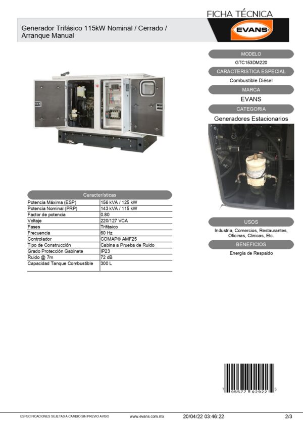 125kW - EVC - Imagen 3