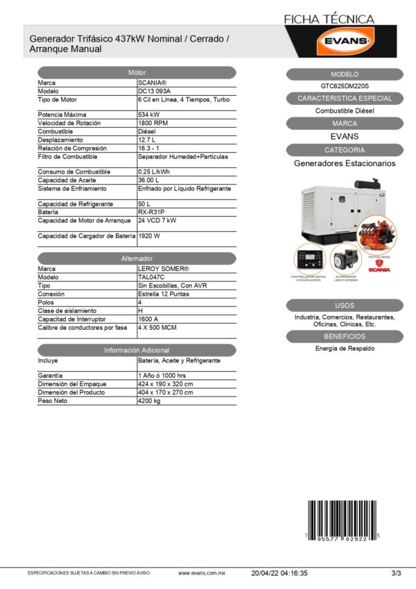 485kW - EVS - Imagen 4